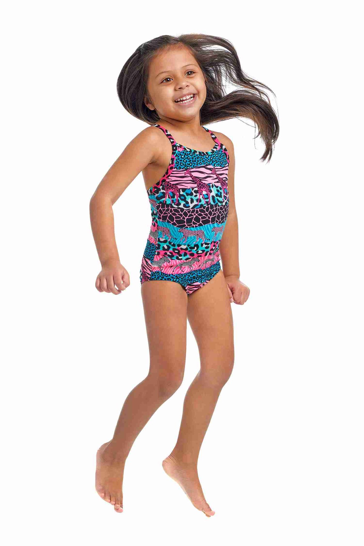 Funkita Printed Toddler Girls One Piece - Wild Things