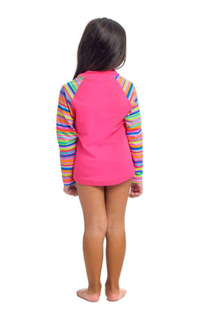 Funkita Toddler Girls Zippy Rash Vest - Join The Line