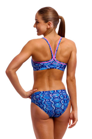 Funkita Ladies Sports Top - Blue Viper