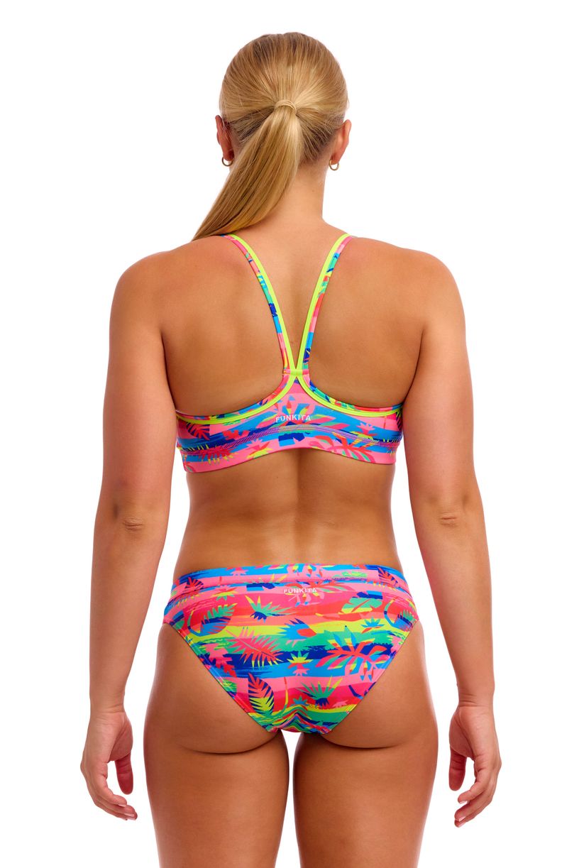 Funkita Ladies Sports Brief - Free Foliage