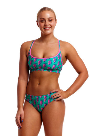 Funkita Ladies Sports Top Zip Zap