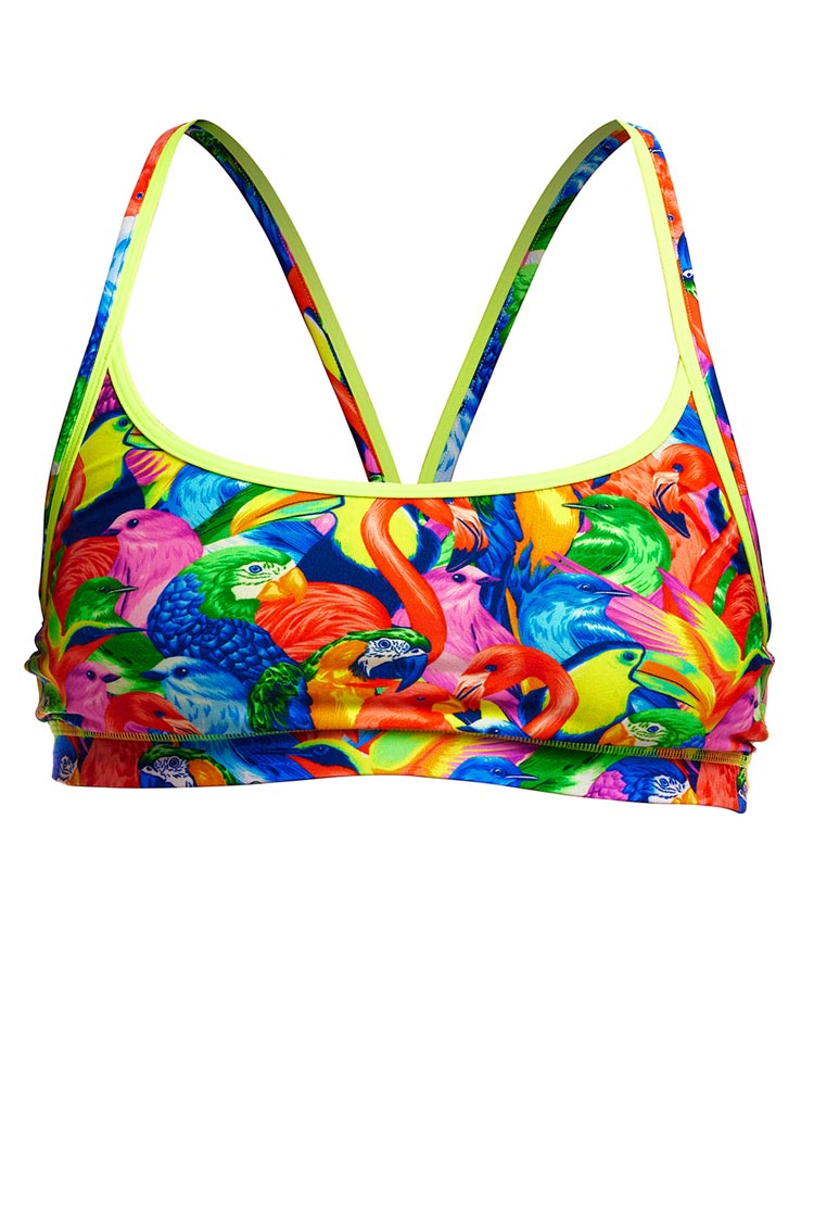 Funkita Ladies Sports Top - Bright Birds