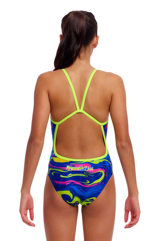 Funkita Girls Single Strap One Piece Dammed