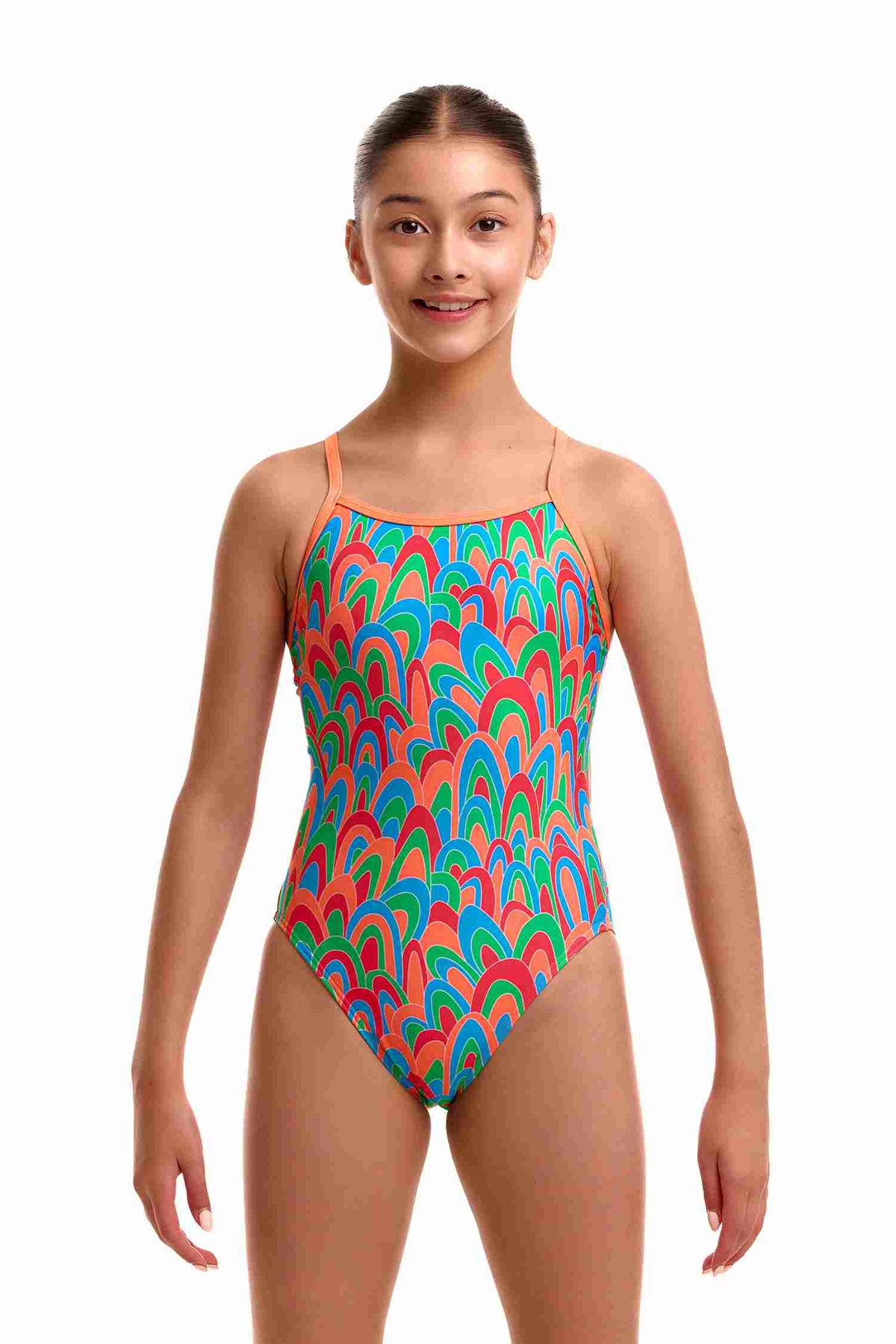 Funkita Girls Single Strap One Piece - Hush Puffy