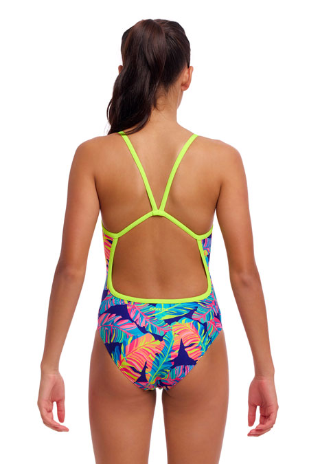 Funkita Girls Single Strap One Piece Leaving Today