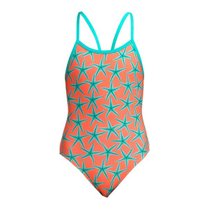 Funkita Girls Single Strap One Piece - Stars Below