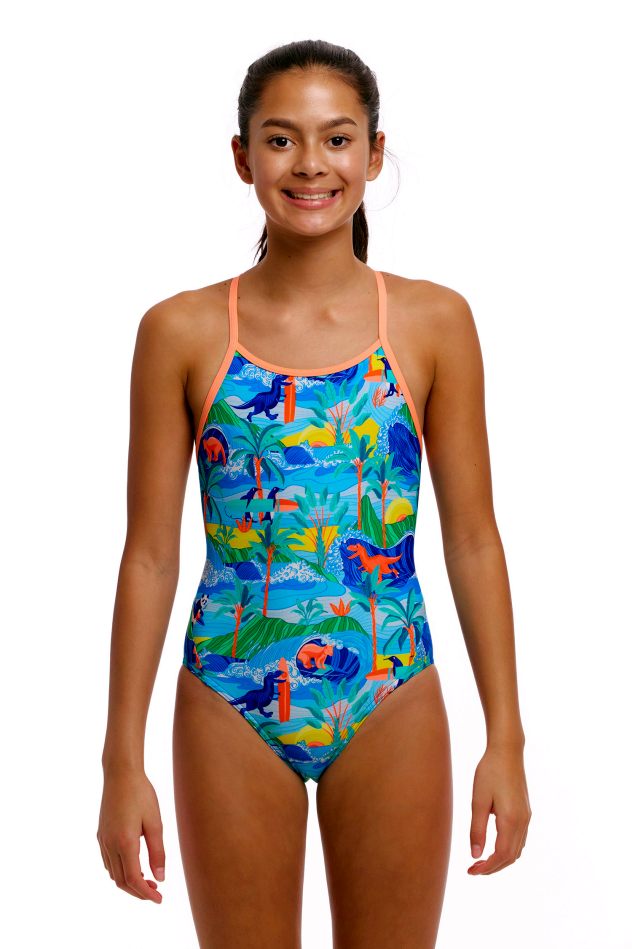 Funkita Girls Diamond Back One Piece - Duuude