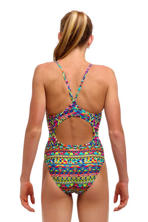 Funkita Girls Diamond Back One Piece - Packed Up
