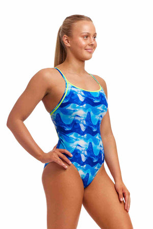 Funkita Diamond Back Ladies One Piece - Dive In
