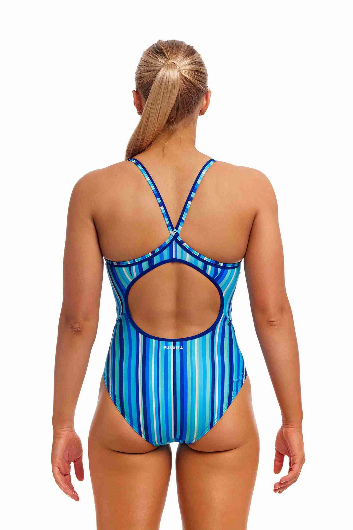 Funkita Diamond Back Ladies One Piece - Lane Lines