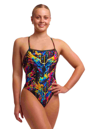 Funkita Ladies Strapped in One Piece - Killer Cupid