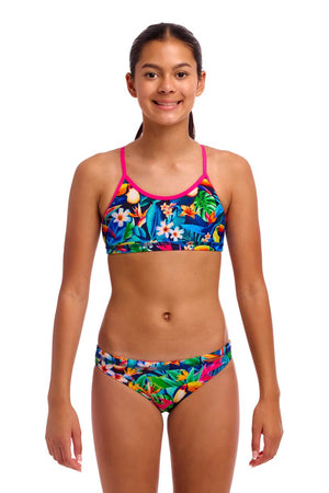 Funkita Girls Racerback Two Piece - Birdie Wordie
