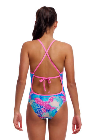 Funkita Girls Tie Me Tight One Piece Cloud Street