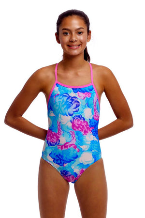 Funkita Girls Tie Me Tight One Piece Cloud Street