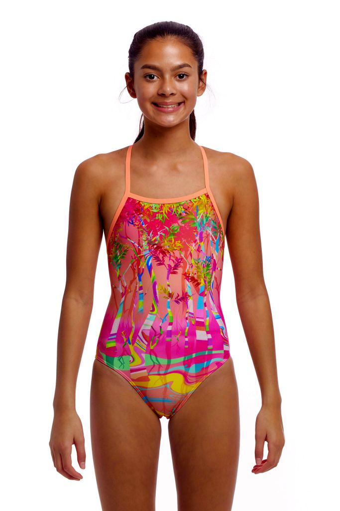 Funkita Girls Tie Me Tight One Piece Lost Lake