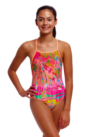 Funkita Girls Tie Me Tight One Piece Lost Lake