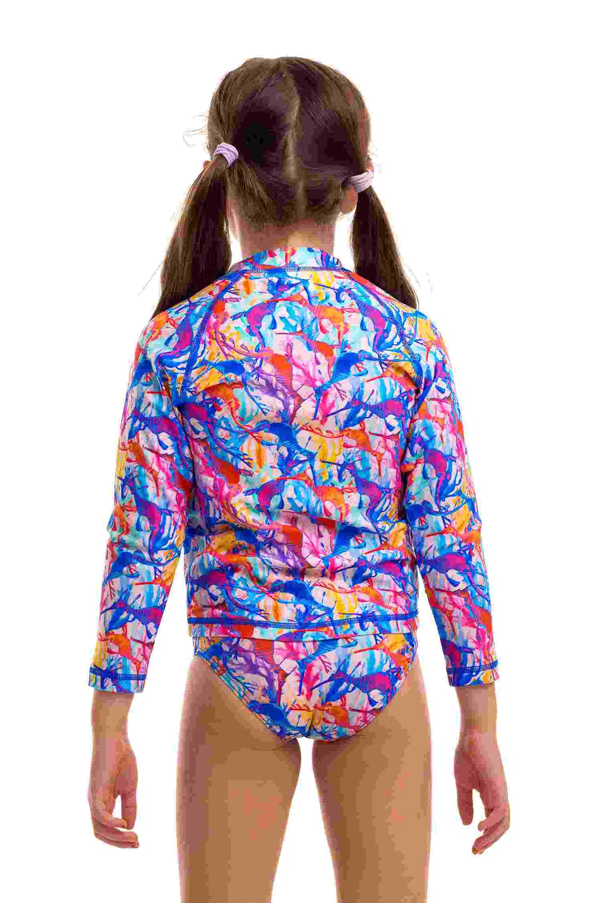 Funkita Toddler Girls Zippy Rash Vest - Dreamy Weedy