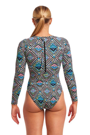 Funkita Ladies Long Shot One Piece - Weave Please