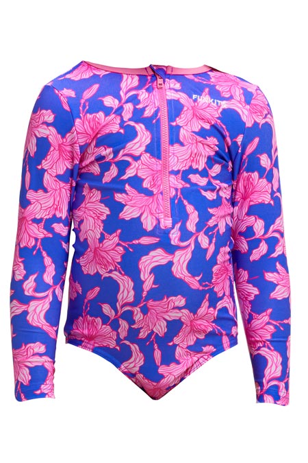 Funkita Toddler Girls Sun Cover One Piece - Perfect Petals