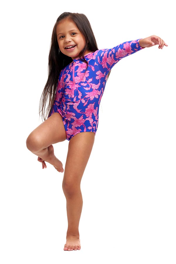 Funkita Toddler Girls Sun Cover One Piece - Perfect Petals