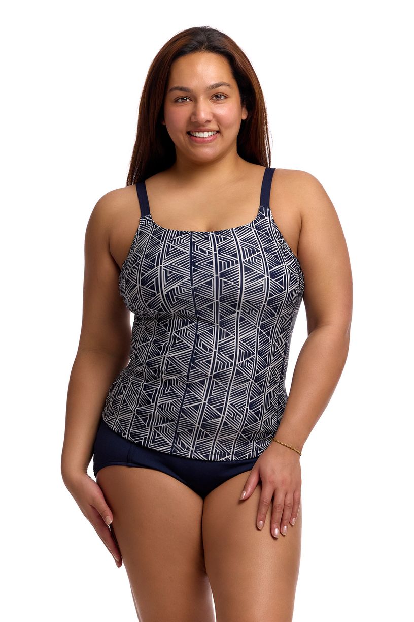 Funkita Ladies Scoop Neck Tankini Top - Stickler