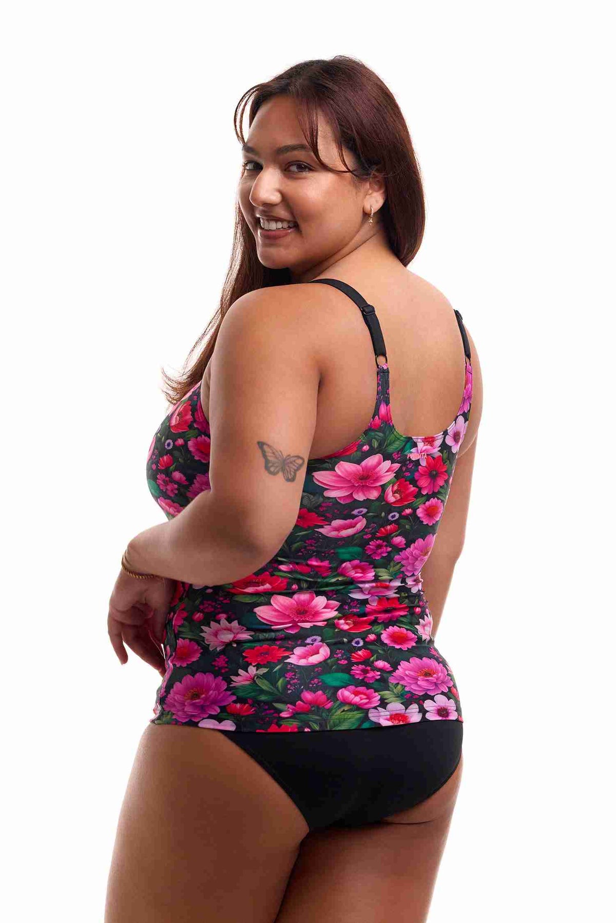 Funkita Ladies Scoop Neck Tankini Top - Garden Glow