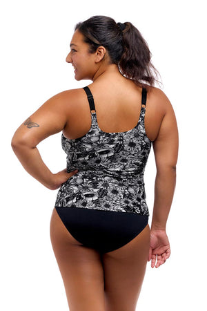 Funkita Ladies Scoop Neck Tankini Top - Nights Rose