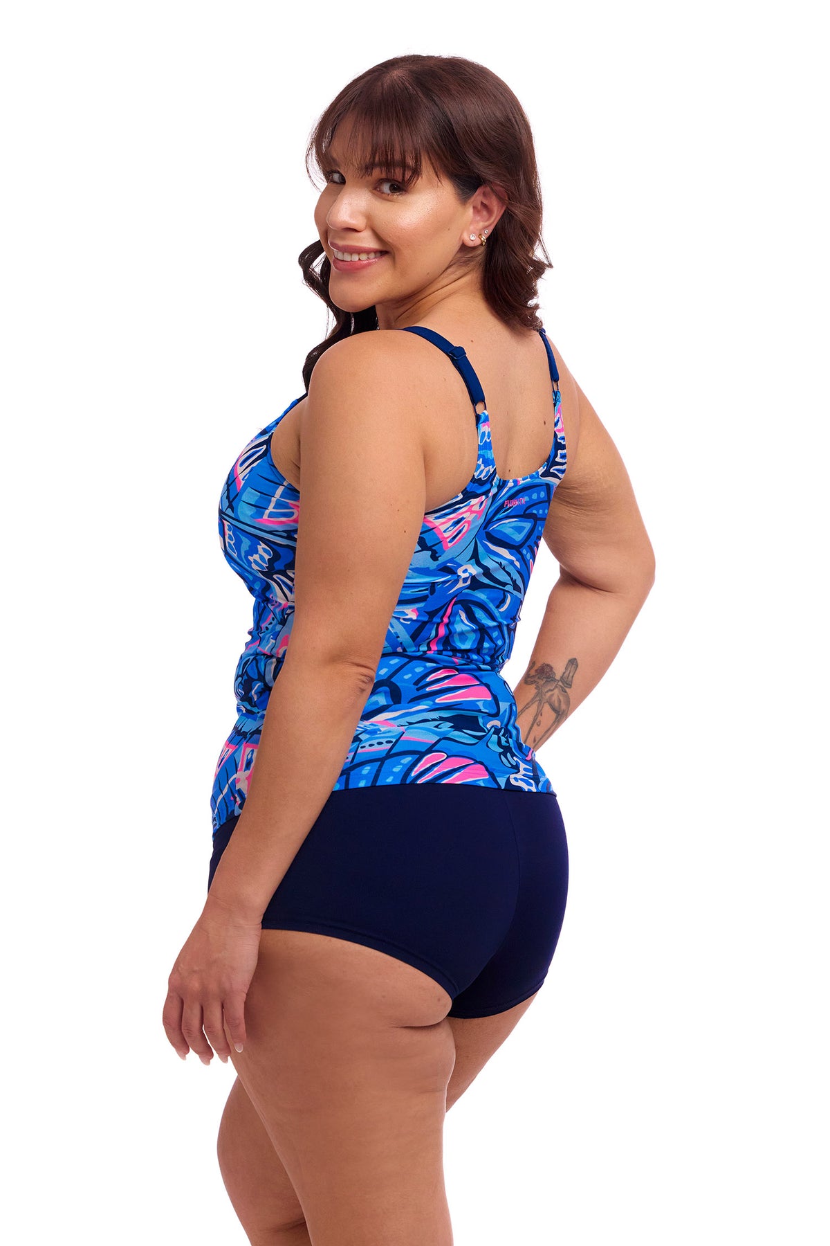 Funkita Ladies Form Scoop Neck Tankini Top Soaring Hi