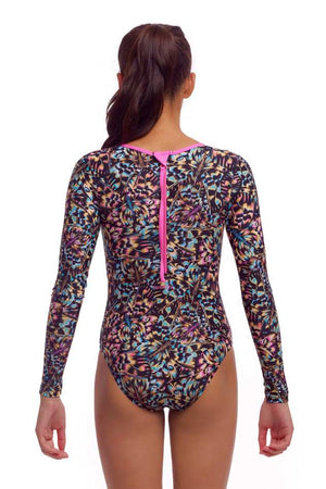 Funkita Girls Long Shot One Piece - Copper Cluster