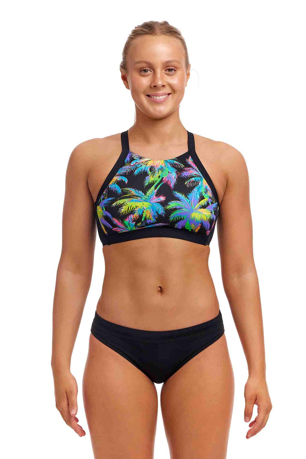 Funkita Ladies Hi Light Swim Top - Paradise Please