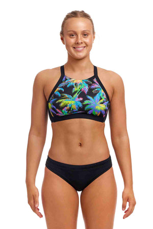 Funkita Ladies Hi Light Swim Top - Paradise Please