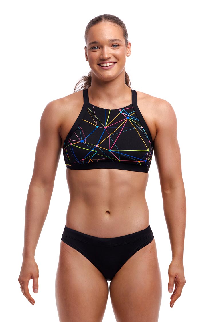 Funkita Ladies Hi Light Swim Top - Star Sign