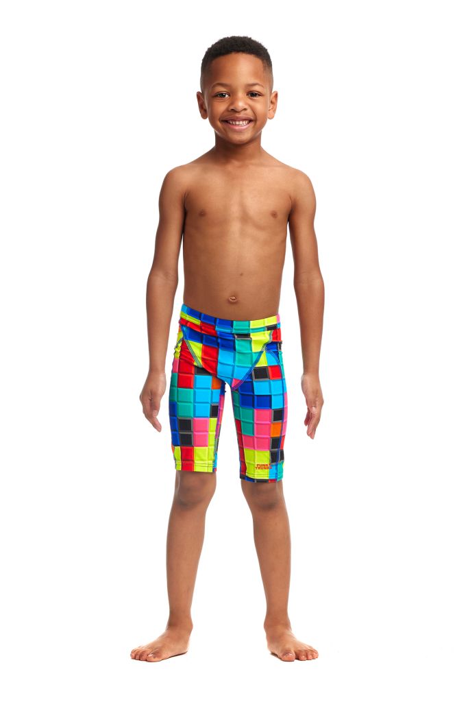 Funky Trunks Toddler Boys Miniman Jammers - Blocked