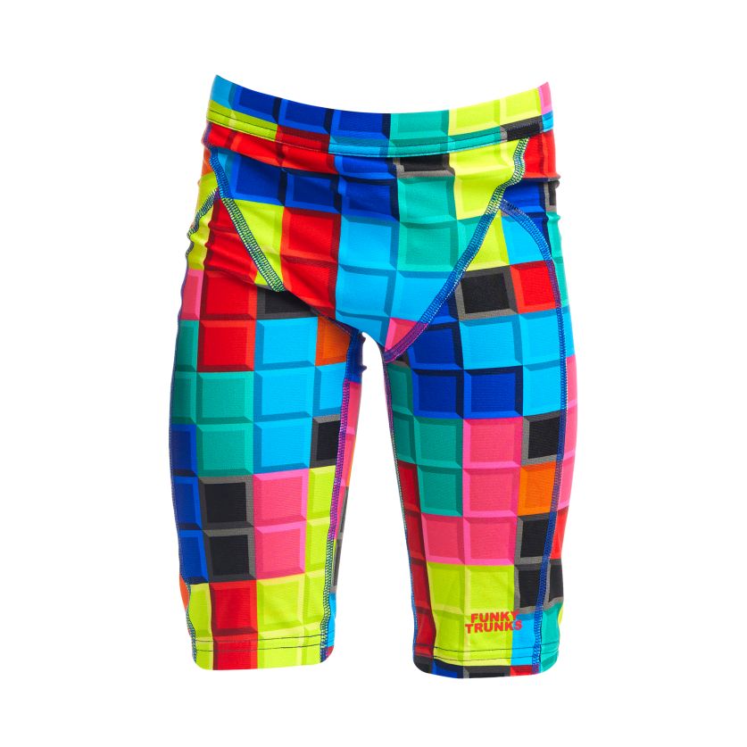 Funky Trunks Toddler Boys Miniman Jammers - Blocked