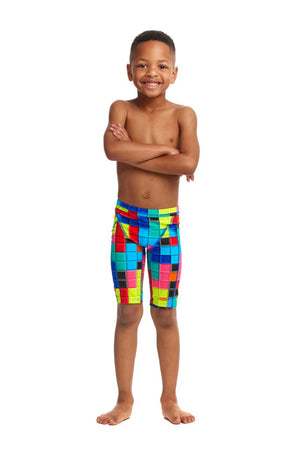 Funky Trunks Toddler Boys Miniman Jammers - Blocked
