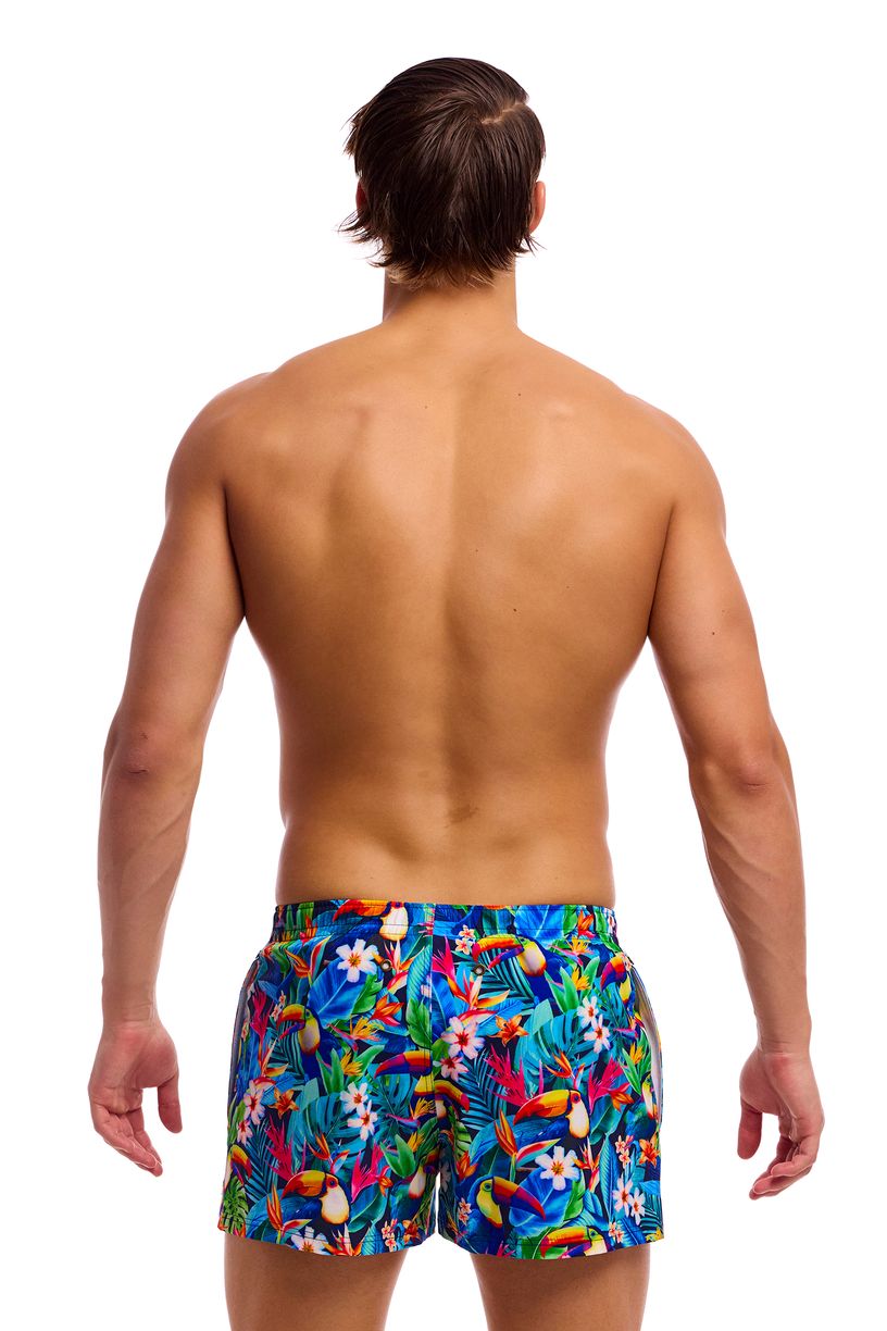 Funky Trunks Mens Shorty Shorts Short - Birdie Wordie