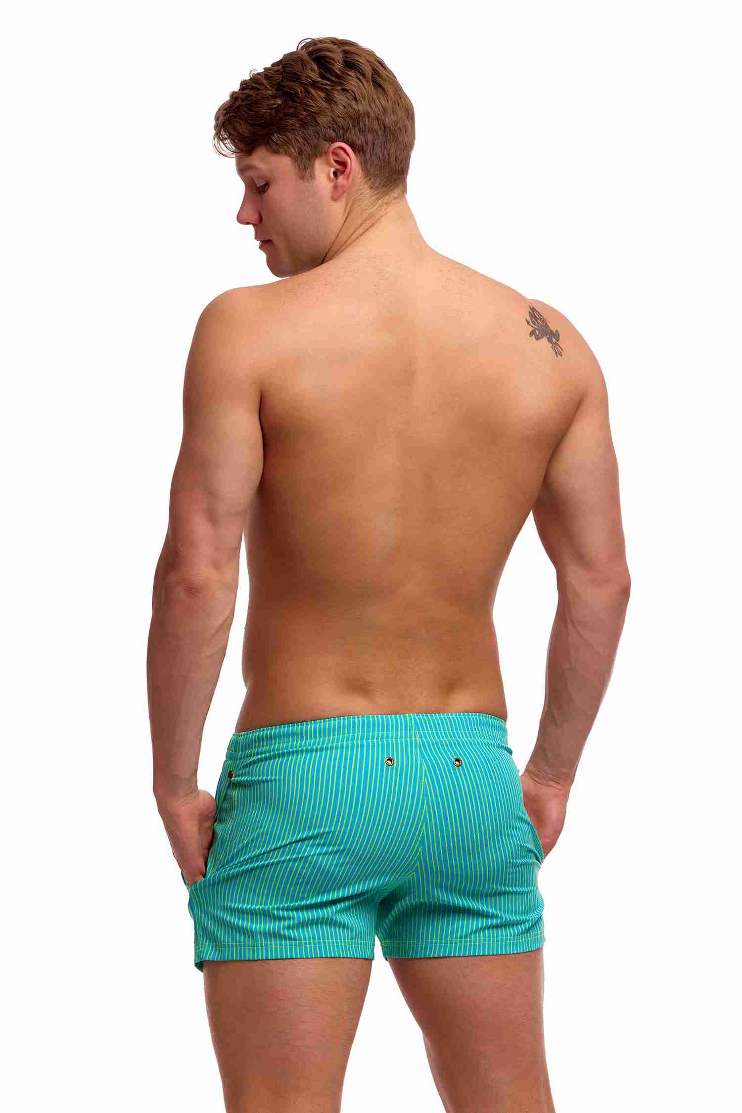 Funky Trunks Mens Shorty Shorts - Grapetize