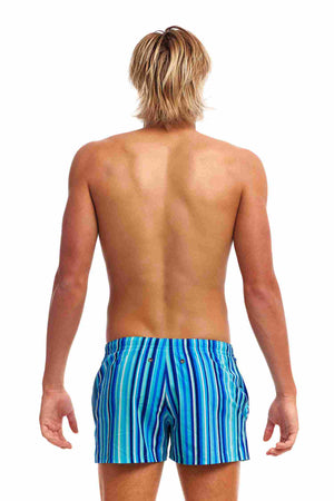 Funky Trunks Mens Shorty Shorts Short - Lane Lines