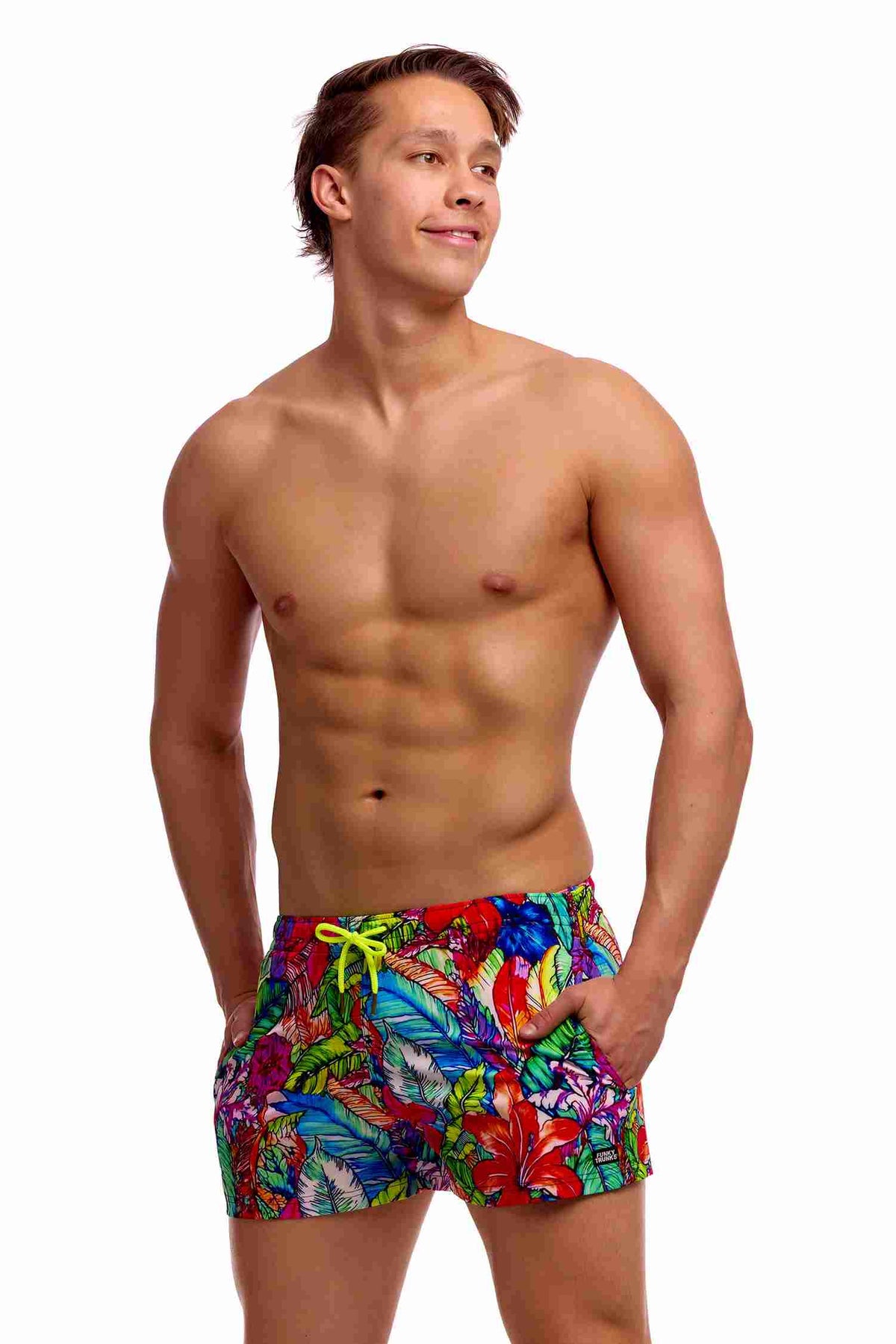 Funky Trunks Mens Shorty Shorts - Loud Proud