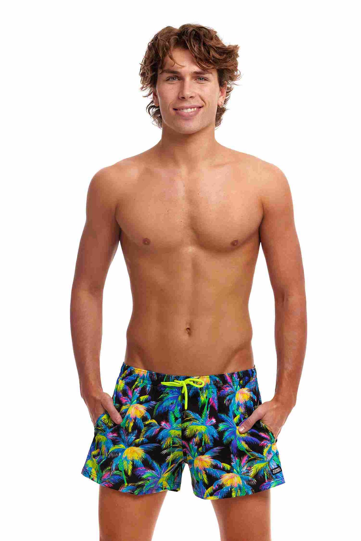 Funky Trunks Mens Shorty Shorts Short - Paradise Please