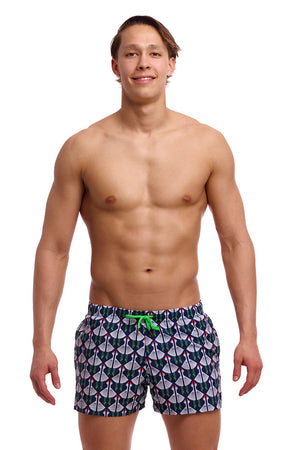 Funky Trunks Mens Shorty Shorts - Sitting Duck
