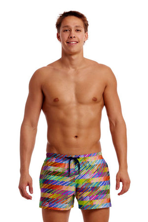 Funky Trunks Mens Shorty Shorts Short Static Stack