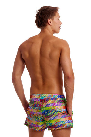 Funky Trunks Mens Shorty Shorts Short Static Stack