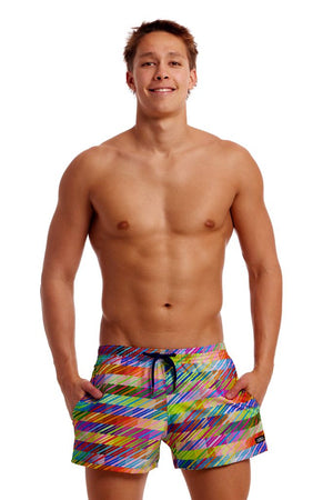 Funky Trunks Mens Shorty Shorts Short Static Stack