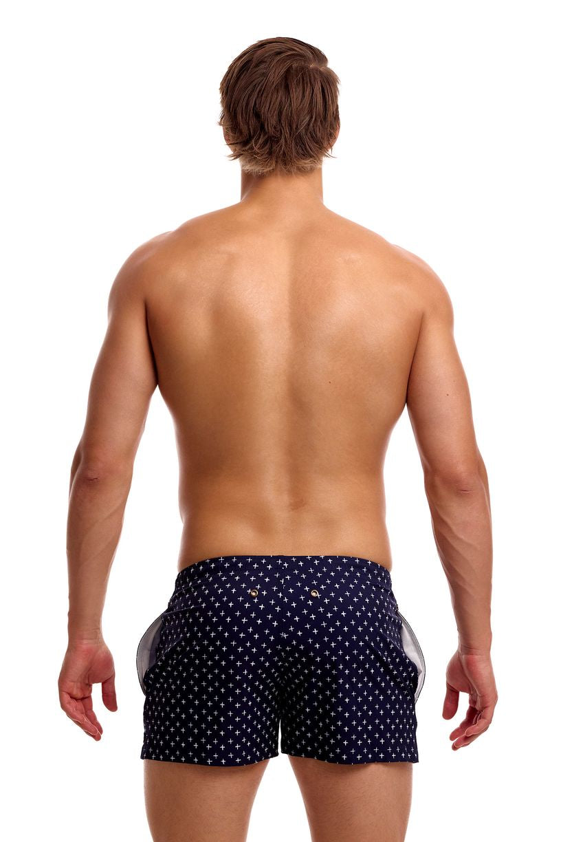 Funky Trunks Mens Shorty Shorts Short - Very Cross image 2