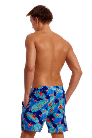 Funky Trunks Mens Long Johnny Short Lotsa Leaves