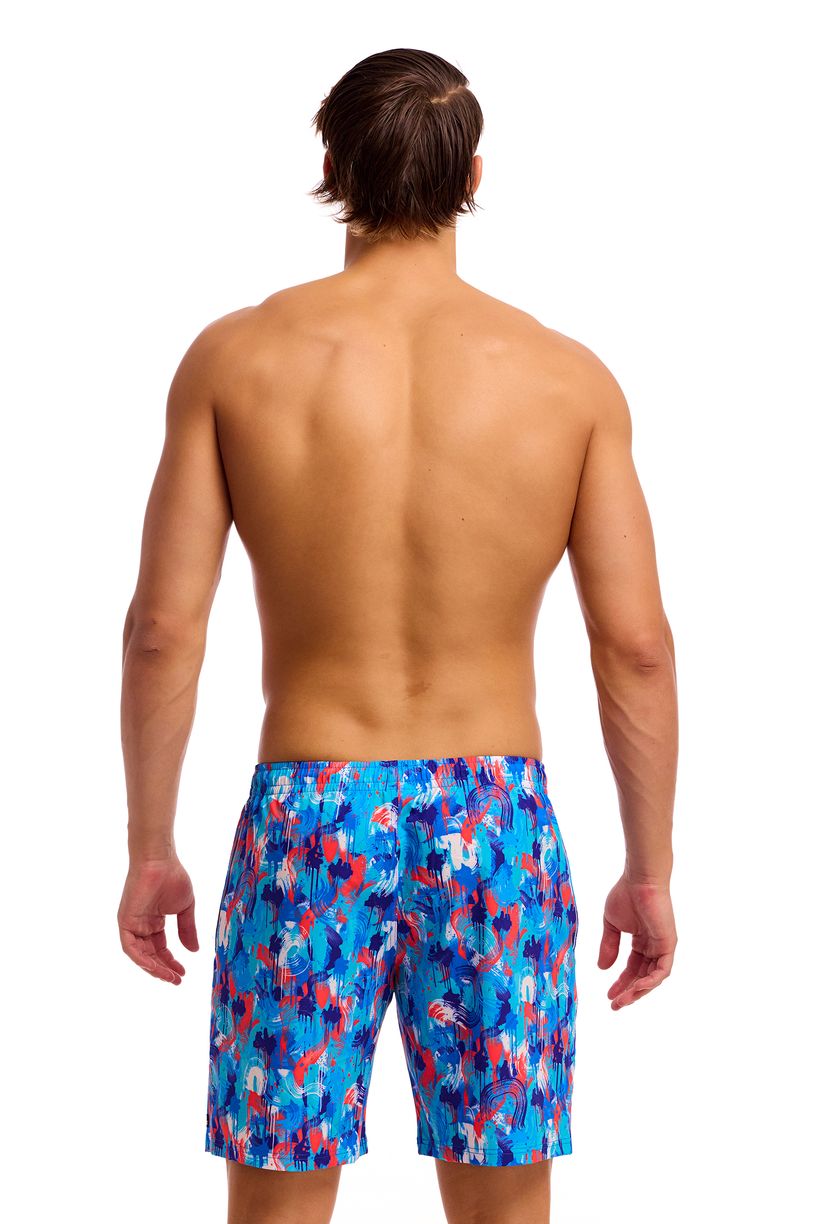 Funky Trunks Mens Long Johnny Short - Messy Messy Messy