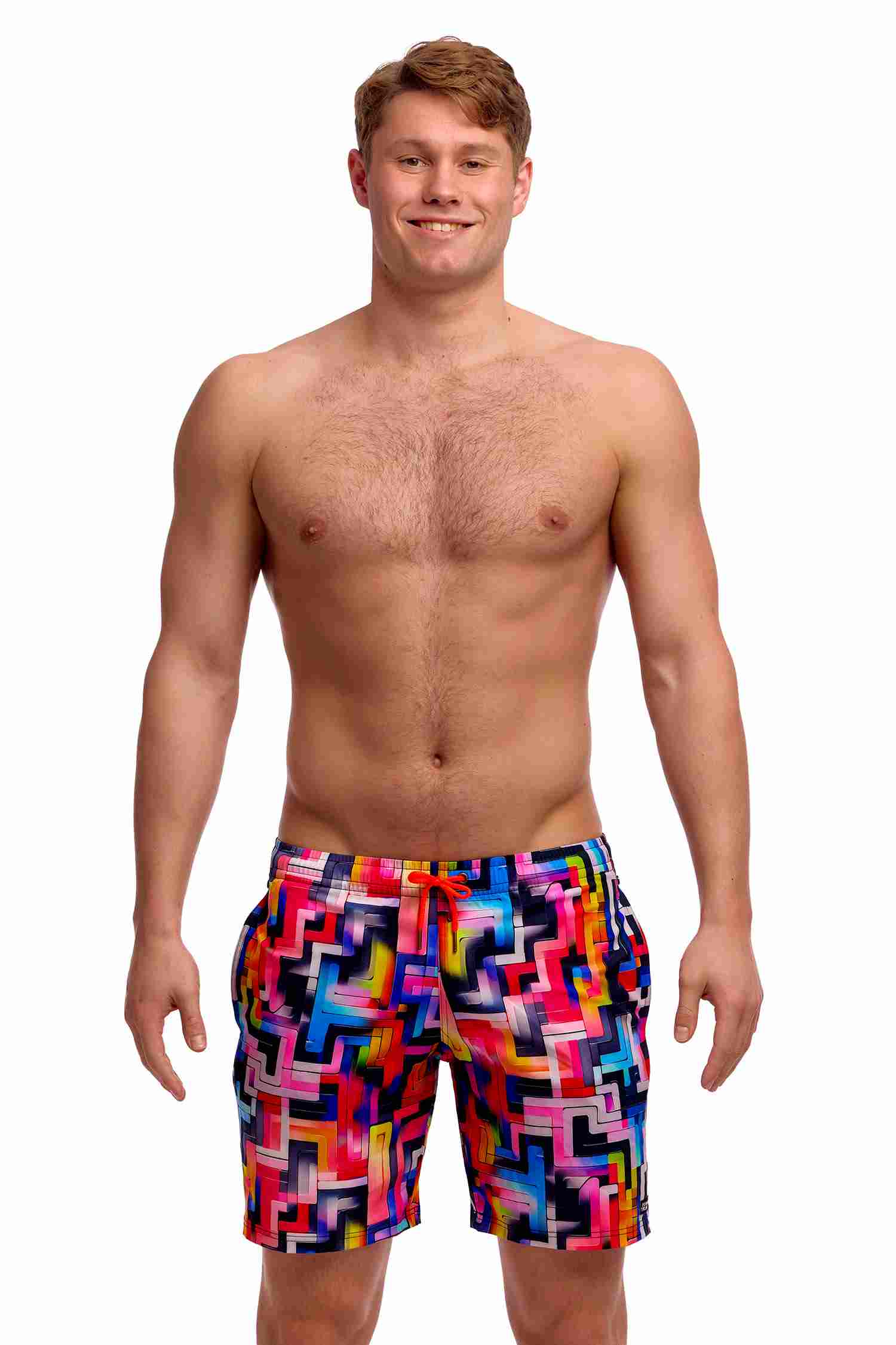 Funky Trunks Mens Long Johnny Short - Putty Rules