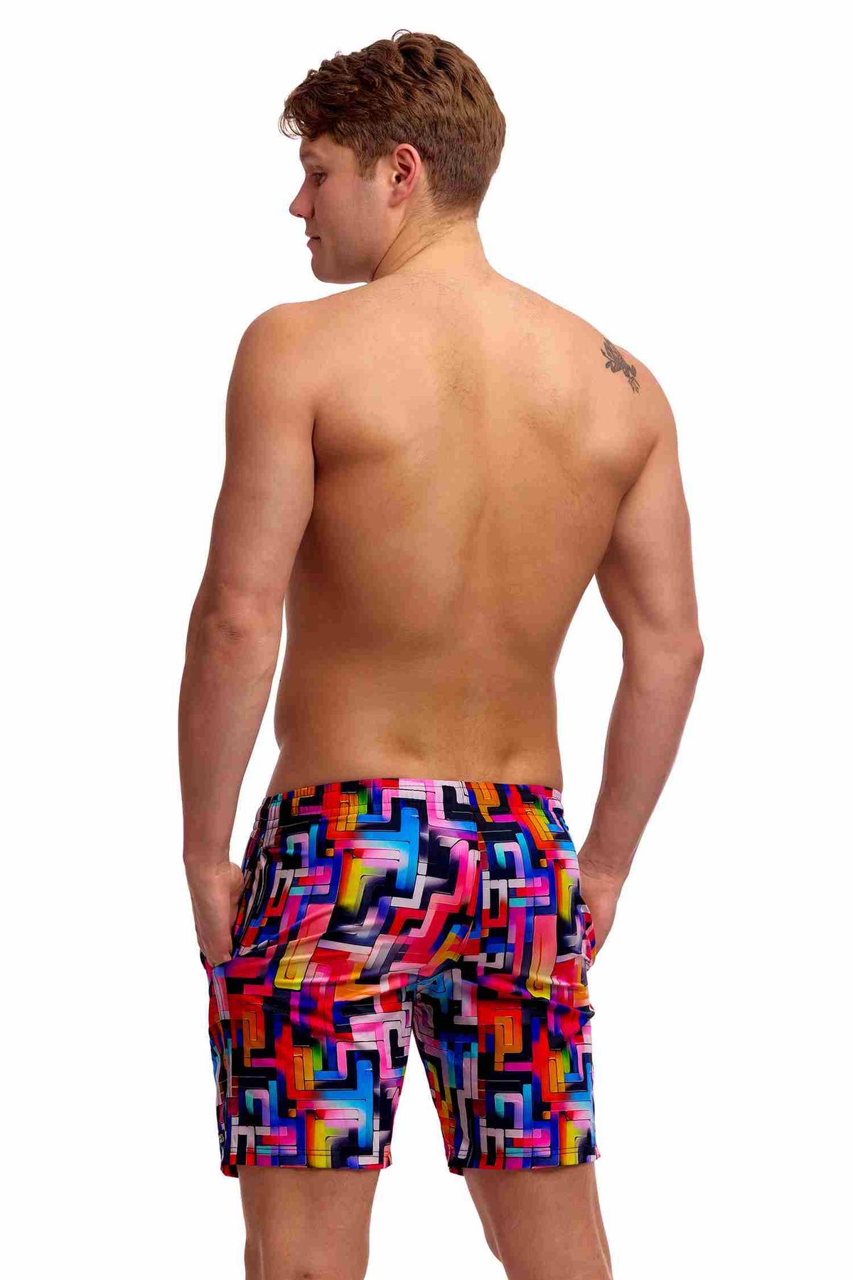 Funky Trunks Mens Long Johnny Short - Putty Rules