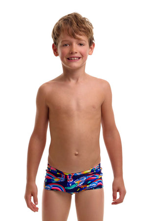 Funky Trunks Toddler Boys Printed Trunks - Blast Buddies image 1